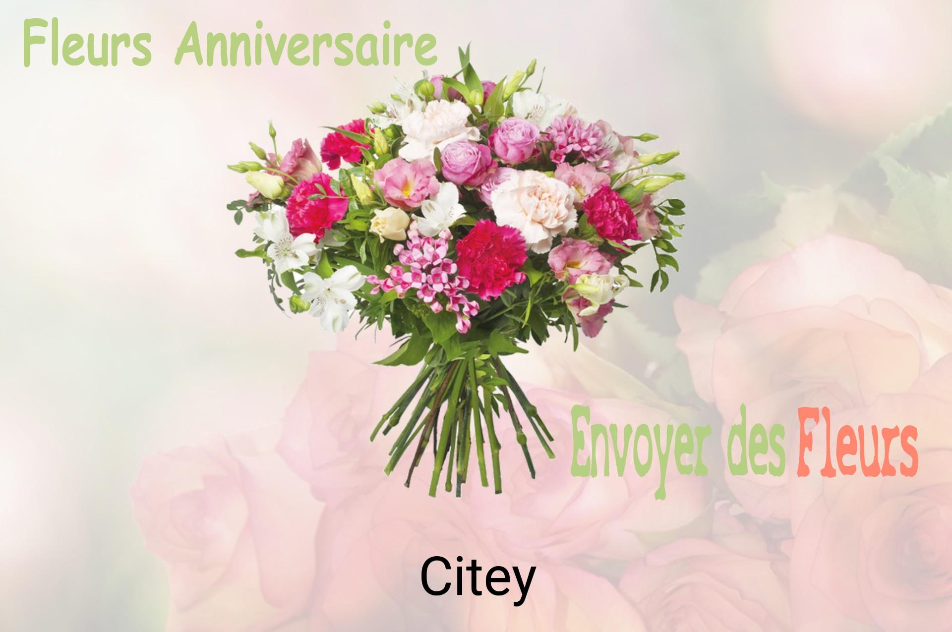 Bouquet de fleurs d’anniversaire livré à Citey