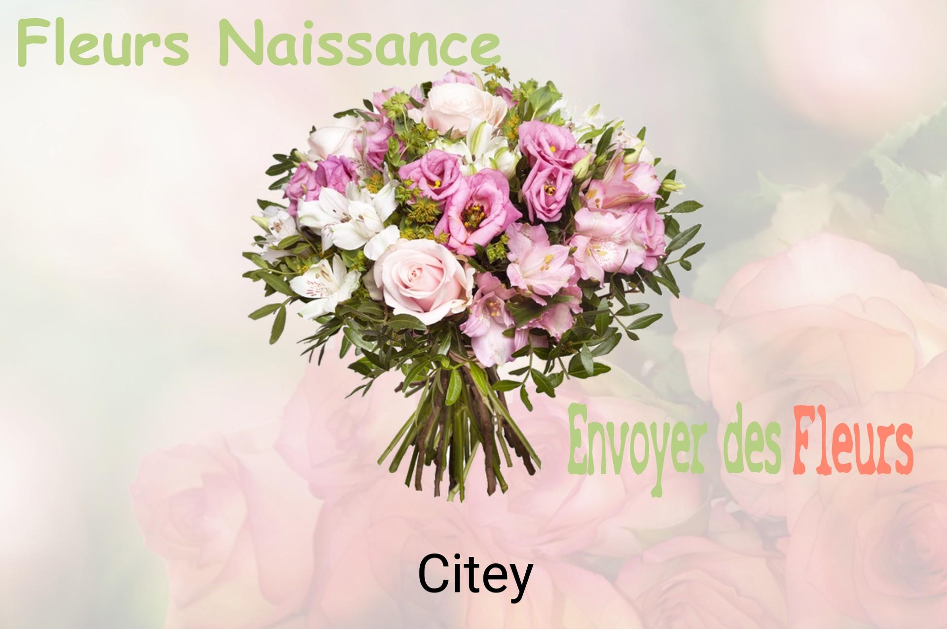 Bouquet de fleurs de naissance livré à Citey